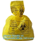 Co-extrusion PE Garbage Bags, trash bag for infecciosas, Medical consumables biohazard waste disposal supplies LDPE plas